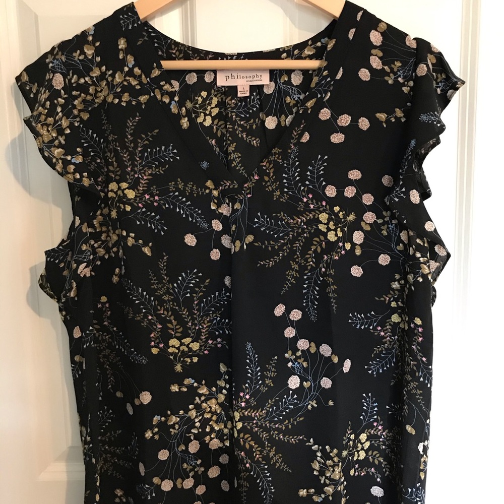Philosophy floral shirt